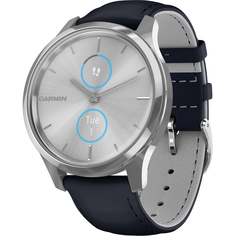 Смарт-часы Garmin Vivomove Luxe Leather Silver (010-02241-20)