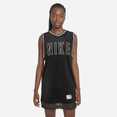 Женское теннисное платье из джерси Serena Design Crew - Черный Nike