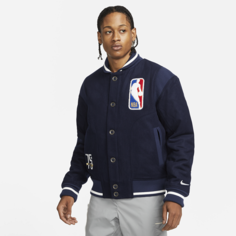 Мужская куртка Team 31 Courtside Nike НБА Destroyer - Синий