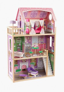 Дом для куклы KidKraft Ава, с мебелью 10 предметов в наборе, для кукол 30 см