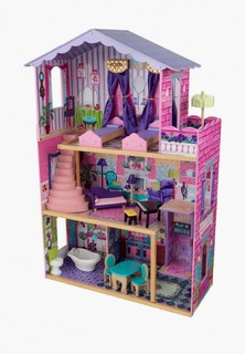 Дом для куклы KidKraft Особняк мечты, с мебелью 13 предметов в наборе, для кукол 30 см