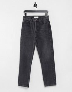 Черные джинсы с покрытием Topshop Joni-Черный цвет