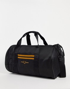 Черная сумка с контрастной отделкой Fred Perry-Черный цвет