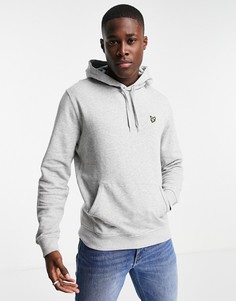 Худи серого цвета без застежки Lyle & Scott-Серый