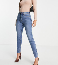 Синие выбеленные джинсы прямого кроя Vero Moda Tall Brenda-Черный цвет