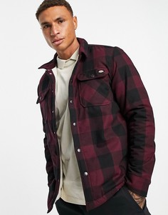 Рубашка красно-коричневого цвета с подкладкой из искусственной овчины Dickies Sacramento-Красный