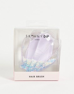 Расческа для волос с пайетками Skinnydip Liquid Heart-Разноцветный