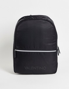 Черный нейлоновый рюкзак с логотипом в тон Valentino Bags Reality-Черный цвет