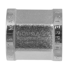 Муфта резьбовая латунная MasterProf ИС.072631 шестигранная , 1/2"