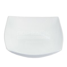 Тарелка суповая, стекло, 20 см, квадратная, Quadrato White, Luminarc, D7206/ H3659, белая
