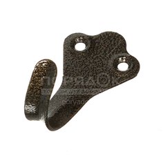 Крючок-вешалка Металлист, №2, полимерное покрытие бронза