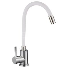Смеситель для кухни, Solone, с картриджем, гибкий излив, серый, EZA4-F090GY