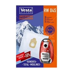 Мешок для пылесоса синтетический Vesta filter RW 04 S, 4 шт+2 фильтра