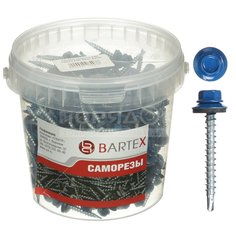 Саморез кровельный синий Bartex 150 шт, 4.8х50 мм