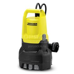 Насос дренажный, Karcher, 750 Вт, глубина погружения 7 м, максимальный напор 8 м, 15 м3/час, SP 7 Dirt 1.645-504.0