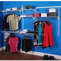 Гардеробная система с полкой 350 мм, Larvij, LWSET01WH30