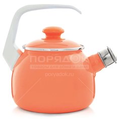 Чайник эмалированный Эстет ЭТ-72711 Абрикосовый, 2.5 л