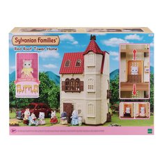 Игровой набор Sylvanian Families Трехэтажный дом с флюгелем (многоцветный)