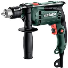 Ударная дрель Metabo SBE 650 (черно-зеленый)