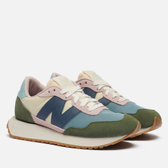 Женские кроссовки New Balance 237 Patchwork, цвет голубой