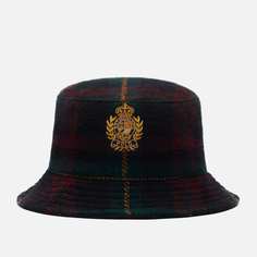 Панама Polo Ralph Lauren Logo Crest Wool Twill, цвет зелёный