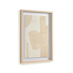 Картина nannete (la forma) бежевый 50x70x4 см.