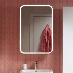 Зеркальный шкаф lana (alavann) белый 55x80x13 см.
