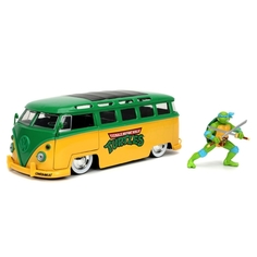 Фигурка Jada TMNT: 1962 Volkswagen Bus W/Leonardo TMNT: 1962 Volkswagen Bus W/Leonardo