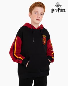 Худи oversize с принтом Harry Potter для мальчика Gloria Jeans
