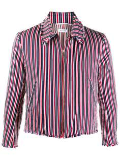 Thom Browne куртка на молнии с полосками RWB