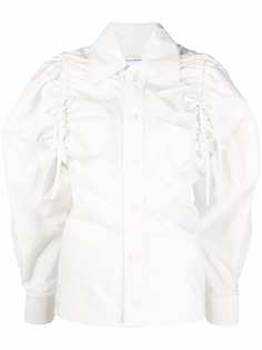 Bottega Veneta рубашка с объемными рукавами