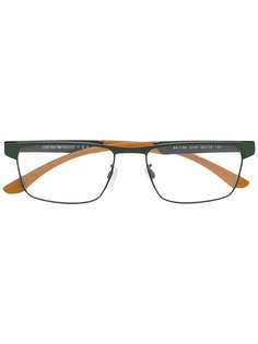 Emporio Armani очки в прямоугольной оправе в стиле колор-блок