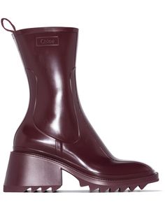 Chloé ботильоны Betty 50 с квадратным носком Chloe