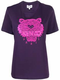 Kenzo футболка с принтом Tiger