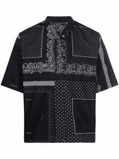 Givenchy рубашка на молнии с воротником-стойкой