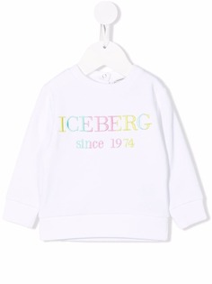 Iceberg Kids толстовка с вышитым логотипом