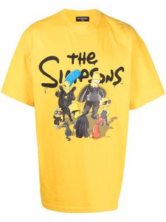 Balenciaga футболка с принтом The Simpsons
