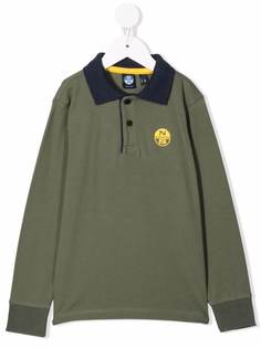 North Sails Kids рубашка поло с длинными рукавами и логотипом