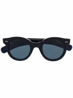 Cutler & Gross солнцезащитные очки 1390 в круглой оправе