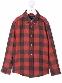 Ralph Lauren Kids рубашка в клетку