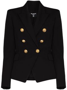 Balmain двубортный блейзер