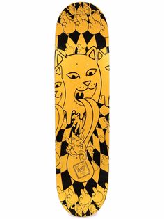 Ripndip скейтборд Micro Nerm с графичным принтом