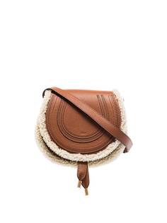 Chloé сумка Marcie с мехом Chloe