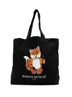 Maison Kitsuné сумка-тоут с логотипом