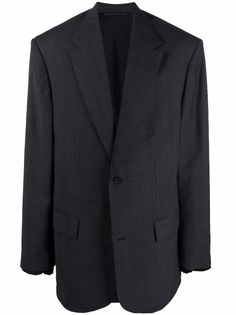 Balenciaga однобортный пиджак свободного кроя