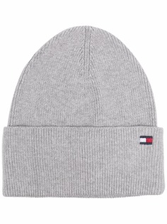 Tommy Hilfiger шапка бини с вышитым логотипом