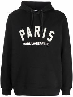 Karl Lagerfeld худи с вышитым логотипом