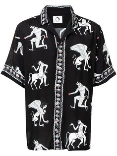 Endless Joy рубашка Therianthrope с графичным принтом