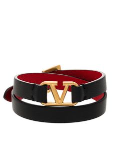 Valentino Garavani браслет с логотипом VLogo Signature