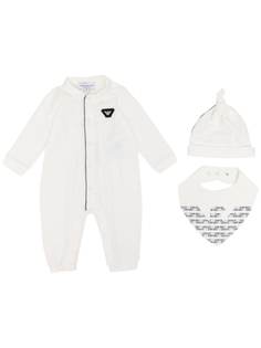 Emporio Armani Kids пижама с нашивкой-логотипом